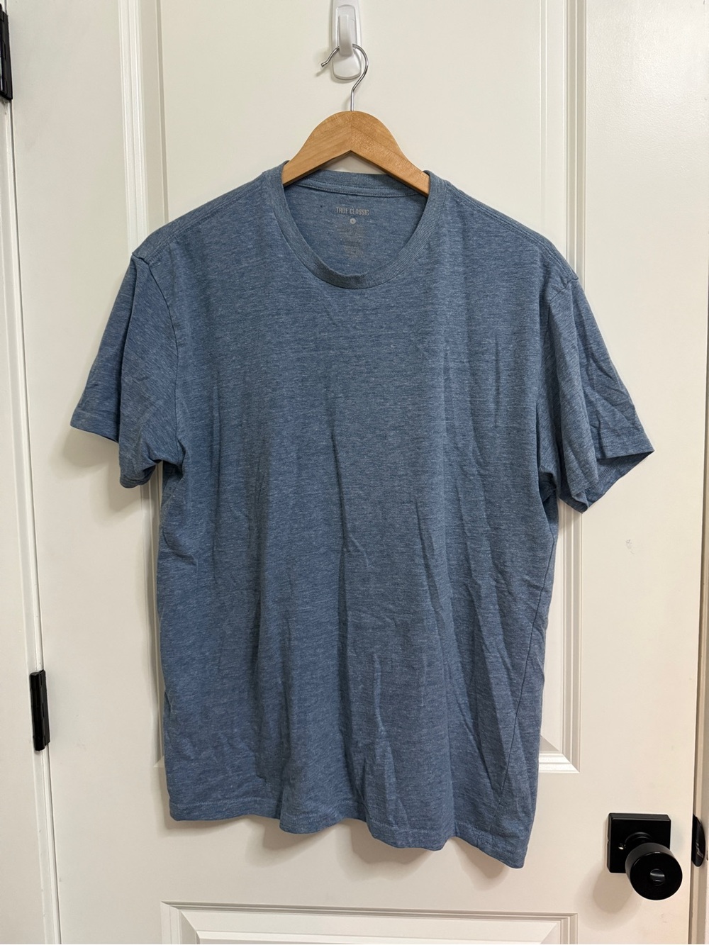 Everyday Crewneck Tee - Dusty Blue